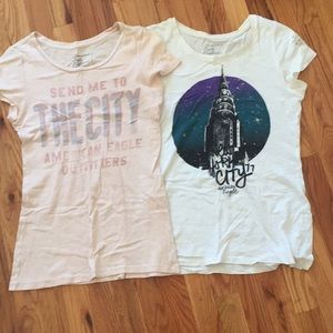 American Eagle graphic tees BUNDLE
